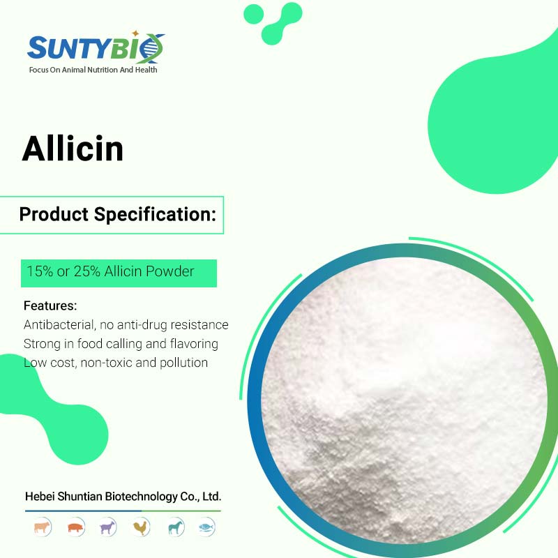 The application of allicin in aquaculture