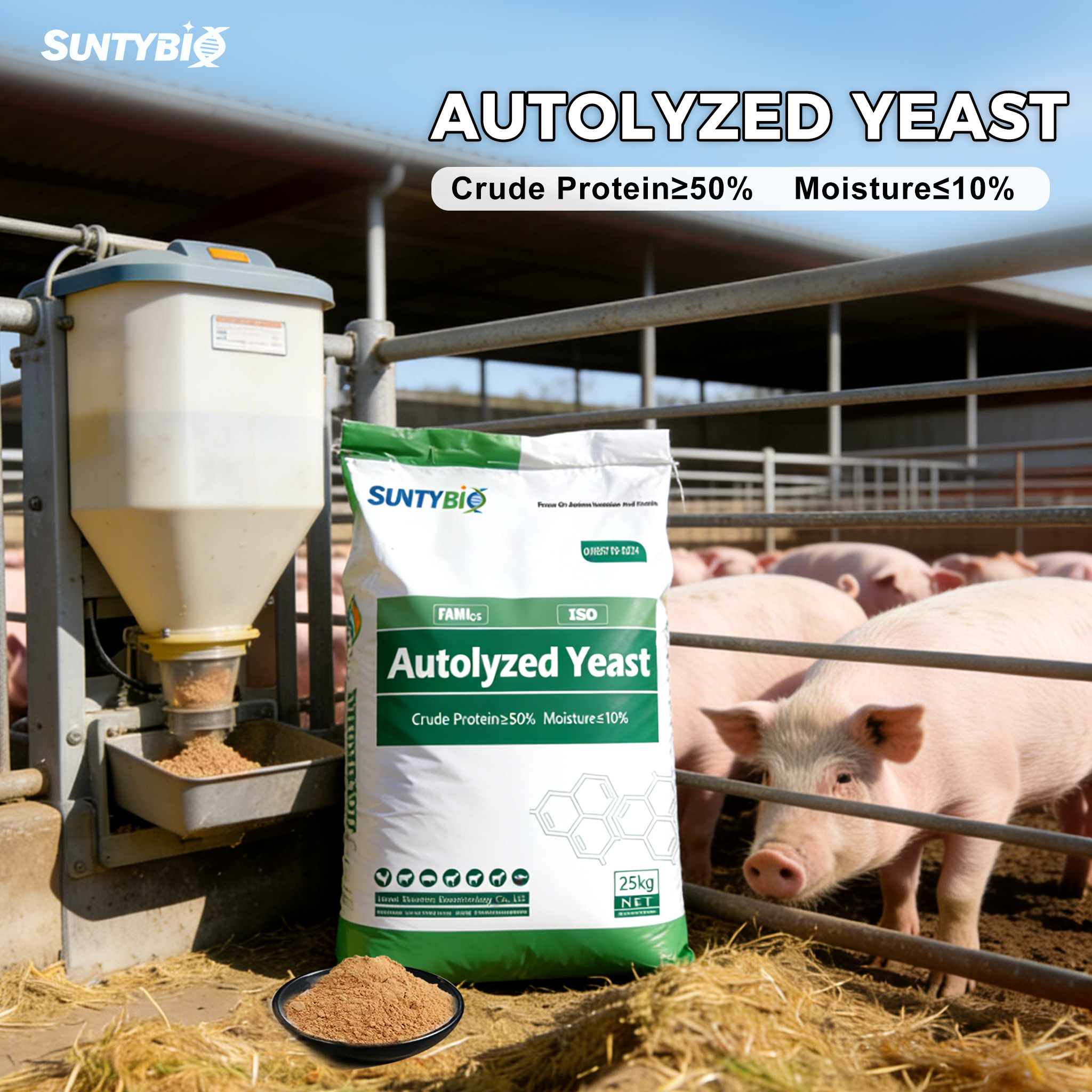 The application advantages of yeast hydrolysate in piglet breeding